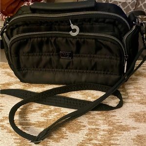 Lug Trolley Crossbody Black